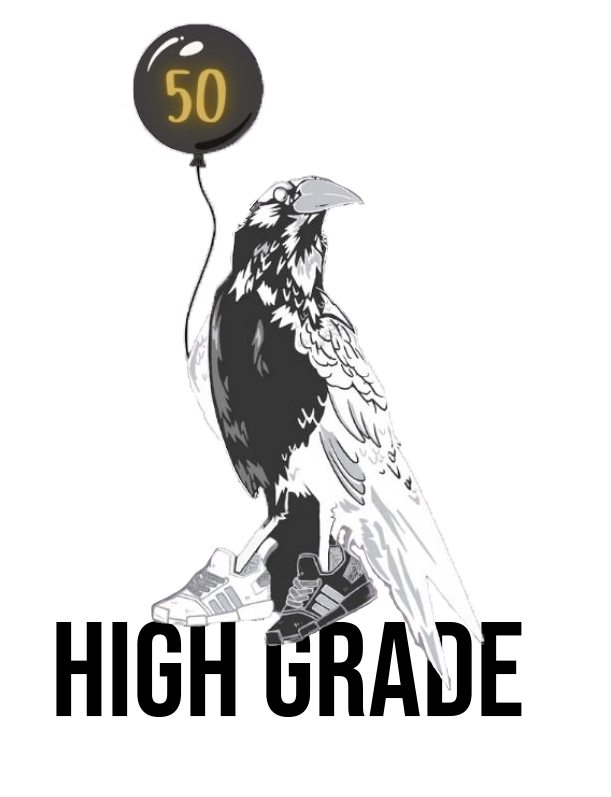 High Grade 50th Anniversary logo